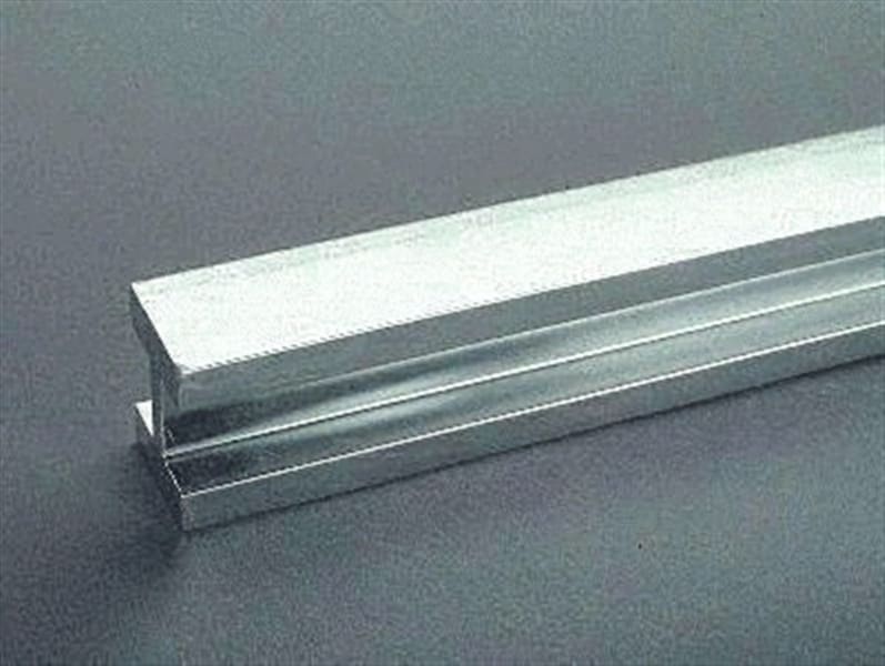 WÖHNER - 01190 Doppel-T-Schiene 3,6m verzinnt 1600A