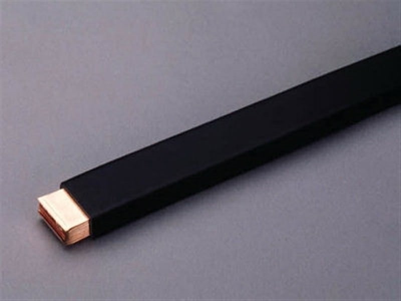 WÖHNER - 01184 Lamellierte Cu-Schiene blank isoliert