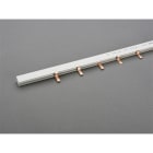 WÖHNER - 31312 Kammschiene 3pol isoliert 16mm², Stift