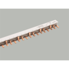 WÖHNER - 31549 Kammschiene 3pol isoliert 25mm², Stift