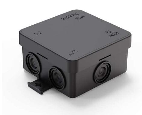 E-TERM - FD 7 mini Feuchtraumdose 75x75x39mm IP55 schwarz
