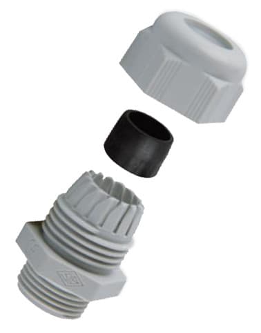 SIB - ADR - POWTL Kabelverschraubung M16L PA6 V2 RAL7035
