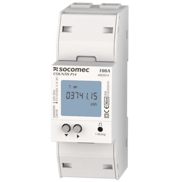 E-TERM - COUNTIS P14 Wechselstromzähler 1PH 100A Modbus MID