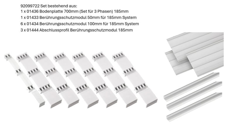 WÖHNER - 9677560 Set Berührungsschutzabdeckung