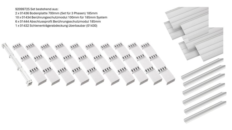 WÖHNER - 9677580 Set Berührungsschutzabdeckung