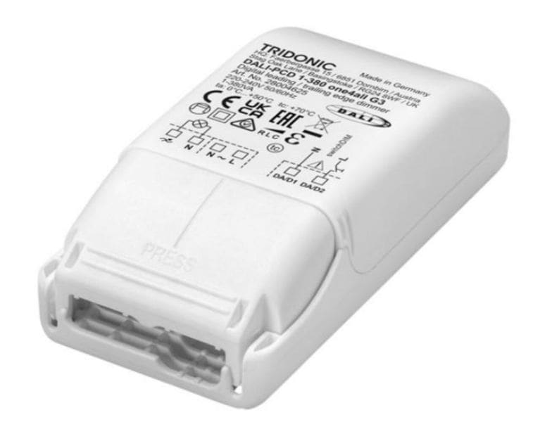 TRIDONIC - DALI-PCD 1-380 one4all G3 digitaler Phasenan- und abschnittdimmer