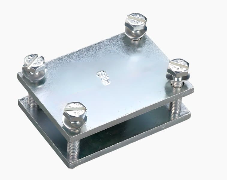 WÖHNER - 01207 Plattenklemme 32x50mm Verbindung Breite 50 mit 32