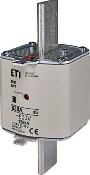 WÖHNER - 03582 630A NH-Sicherungseinsatz Gr.3 Kennlinie: gL-gG