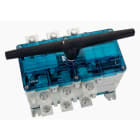 WÖHNER - 23107 Lastumschalter 1250A CAPUS 3-polig Schraube M16, Griff graphitgrau