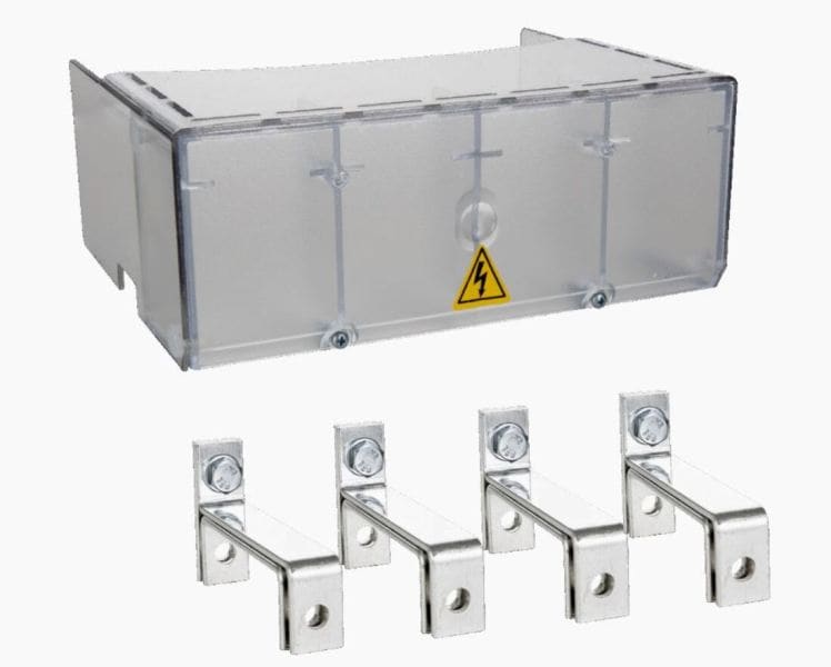 WÖHNER - 23941 Verbindungsschienen CAPUS (4Stk) für Capus Lastumschalter 160 A 3P+N