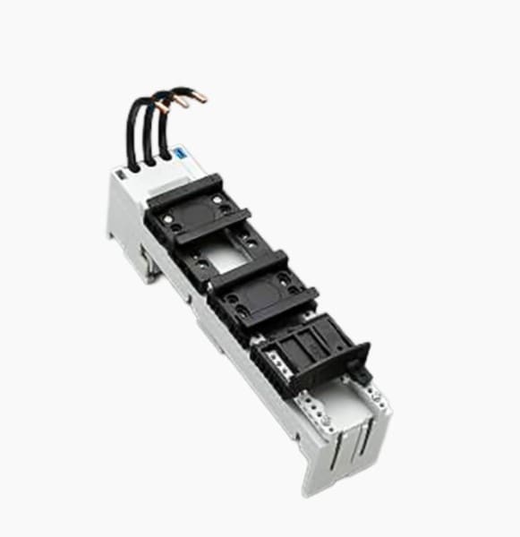 WÖHNER - 32451 Sammelschienenadapter 32A 3polig für Direktstarter PKZM0, PKE32, 45x200mm