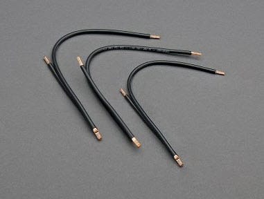 WÖHNER - 32915 Doppelleitung 2xAWG 10 (2x6mm²), 130/280mm für Sammelschienen Adapter