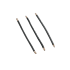 WÖHNER - 32921 Leitung AWG 14 (2,5 mm²), 105 mm lang für Sammelschienen Adapter