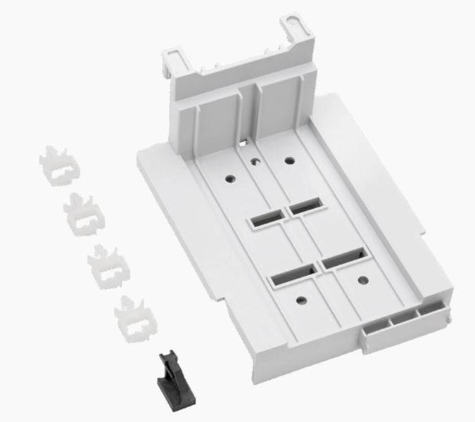 WÖHNER - 33769 Geräteträger mit Tragschiene Stromwandler