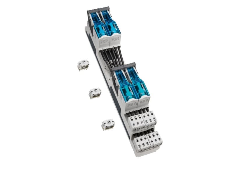 WÖHNER - 33777 QUADRON 185Power Adapter/4xNH000, 4x63A
