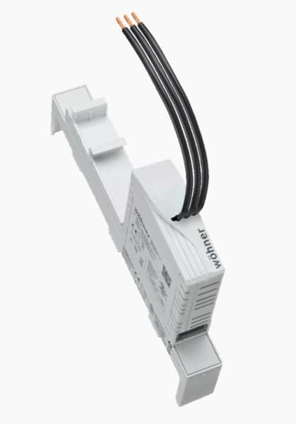 WÖHNER - 36003 Sammelschienenadapter 16A m. 10x38 Aufnahme