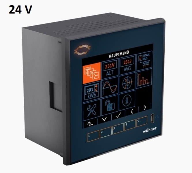 WÖHNER - 37010 Messgerät Poweranalyser 24V Master