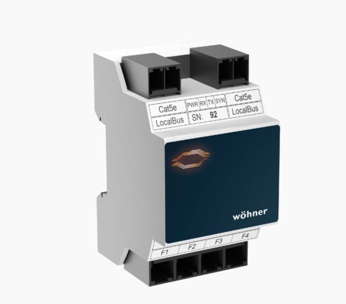 WÖHNER - 37100 Stromerweiterungsmodul für 37010 24V 12 Strommessungen pro Modul