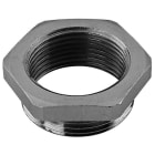 SIB - ADR - ADMS PG11-M16 Adapter für Kabelverschraubung Messing vernickelt, 6-Kant, Type B