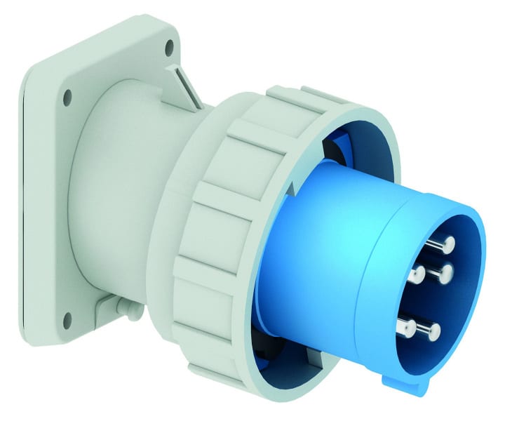 BALS - Anbaugerätestecker TE 63A 5p 230V 6h IP67 Ni 27016