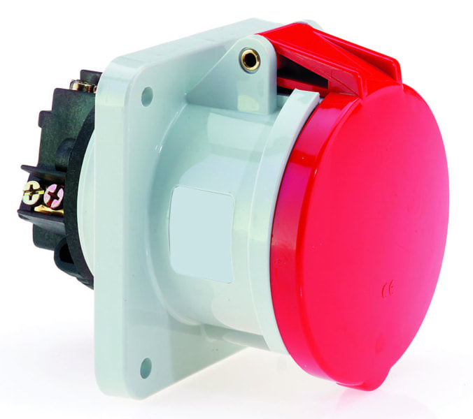 BALS - Anbausteckdose 63A 4p 400V 6h IP44 Ni 134