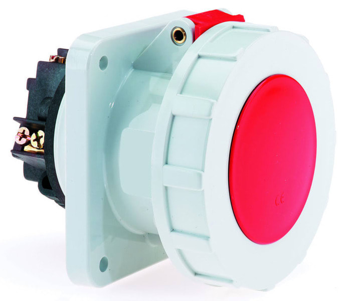 BALS - Anbausteckdose 63A 5p 400V 6h IP67/69 Ni 13104