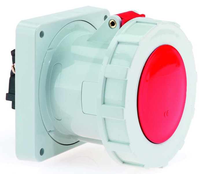 BALS - Anbausteckdose 125A 4p 400V 6h IP67/69 Ni 13447