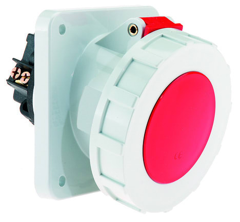 BALS - Anbausteckdose TE 125A 5p 400V 6h IP67 Ni 12108