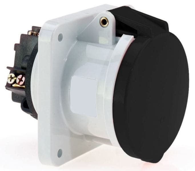 BALS - Anbausteckdose TE 63A 5p 690V 5h IP44 Ni 12251