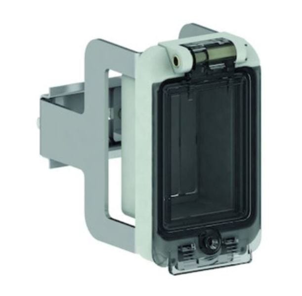 BALS - Betätigungsklappe 2 Module (5885) RAL7035 IP44