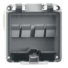 BALS - Betätigungsklappe 4 Module (581276) Ral7035 IP54