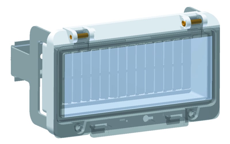 BALS - Betätigungsklappe 6 Module (58004) RAL7035 IP44