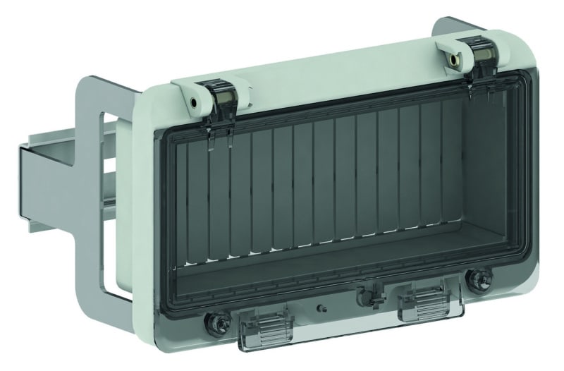 BALS - Betätigungsklappe 8 Module (58013) RAL7035 IP44