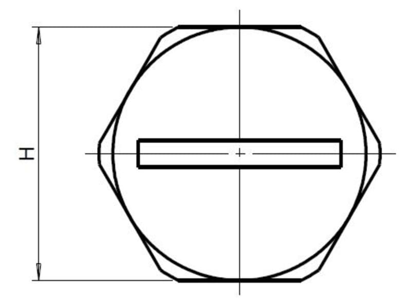SIB - ADR - BLMS Blindstopfen M32L Messing vernickelt+OR IP68