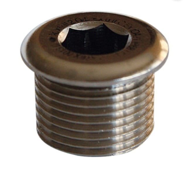 SIB - ADR - BLMS Blindstopfen NPT 1/2'' Ex d/e Messing vern. Rund,Innen 6-kant, SW 10mm