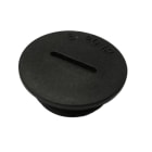 SIB - ADR - BLPO Blindstopfen M25 PA6 rund RAL9005 IP65 Durchmesser 32mm, Gewindelänge 8mm