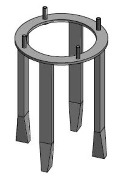 BALS - Bodenanker für Poller D=324mm 581325