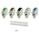 HORA ETEC - DK KS 35 Klemmenset ZK 25/1 5x4 AL/CU für DK, KF, EB 35.. mit 256mm Hutschiene
