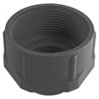 SIB - ADR - EKP Erweiterung M12/M16 PA6 RAL7001 Schlüsselweite 20mm, Gewindelänge 8mm