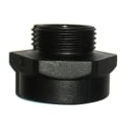 SIB - ADR - EKP Erweiterung M16/M20 PA6 RAL9005 Schlüsselweite 24mm, Gewindelänge 8mm
