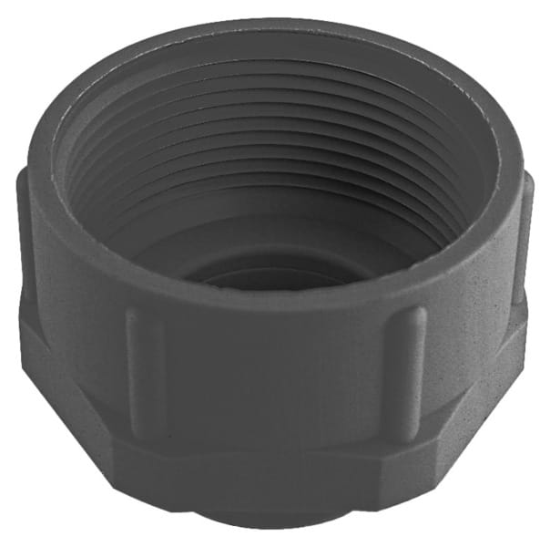 SIB - ADR - EKP Erweiterung M32/M40 PA6 RAL7001 Schlüsselweite 44mm, Gewindelänge 11mm