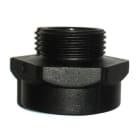 SIB - ADR - EKP Erweiterung M32/M40 PA6 RAL9005 Schlüsselweite 44mm, Gewindelänge 11mm
