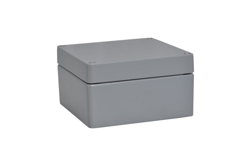 E-TERM - ETA 181810 RJ28 Aluminiumgehäuse (180x180x100) ausgelegt nach IP66, RAL 7001