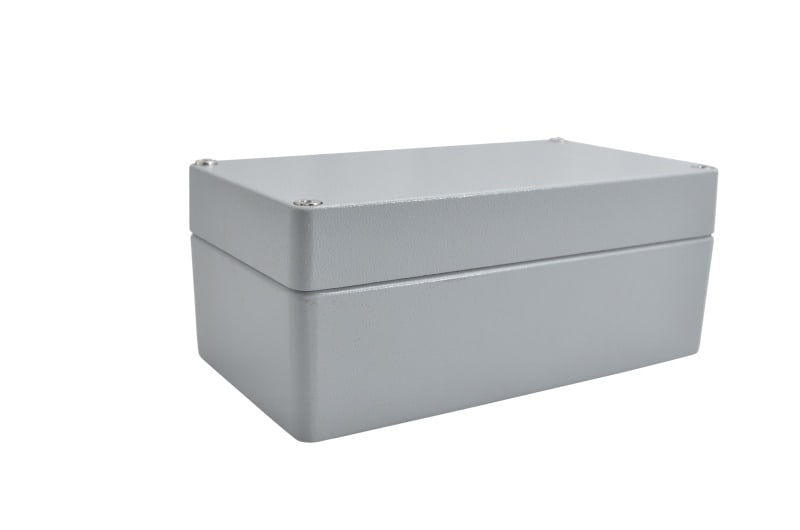 E-TERM - ETA 221290 RJ12 Aluminiumgehäuse (220x120x90) ausgelegt nach IP66, RAL 7001