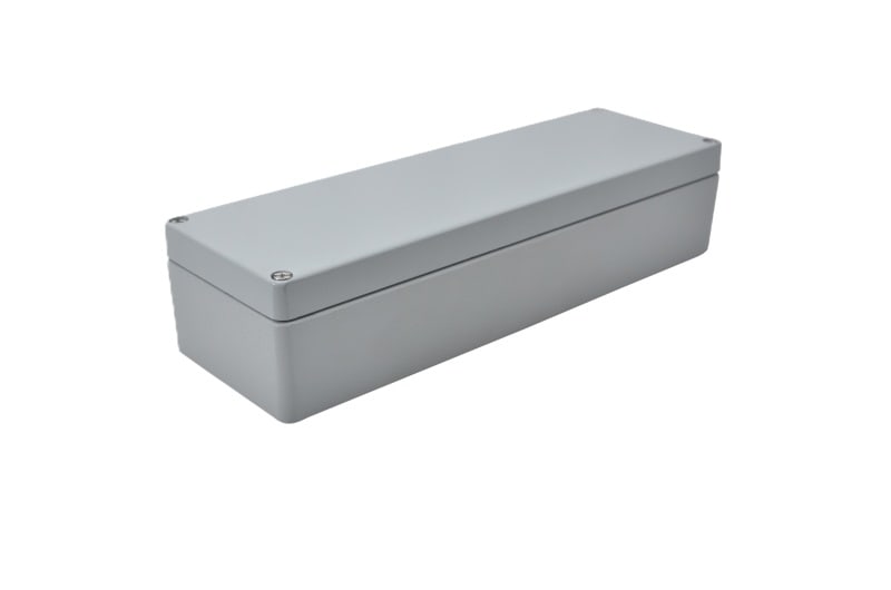 E-TERM - ETA 258050 RJ08 Aluminiumgehäuse (250x80x57) ausgelegt nach IP66, RAL 7001