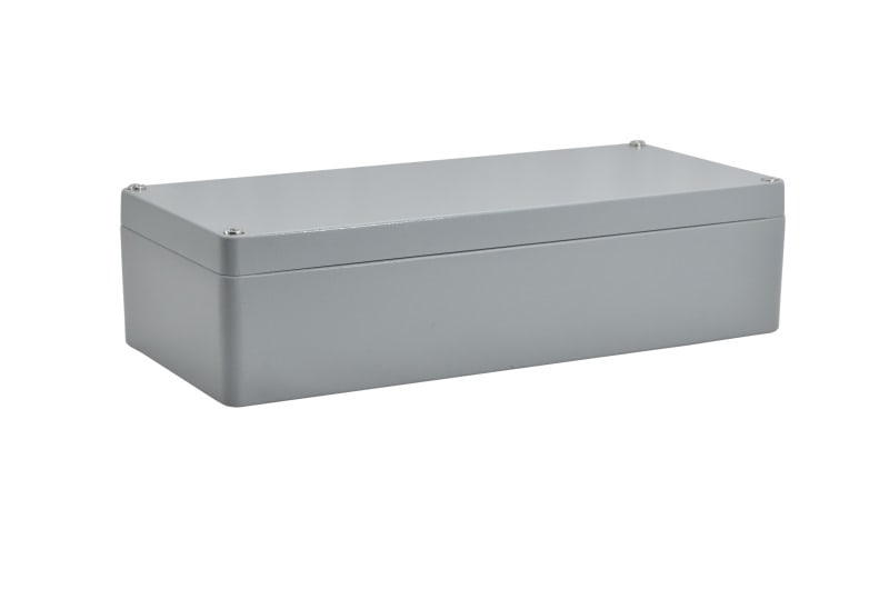 E-TERM - ETA 361690 RJ14 Aluminiumgehäuse (360x160x90) ausgelegt nach IP66, RAL 7001