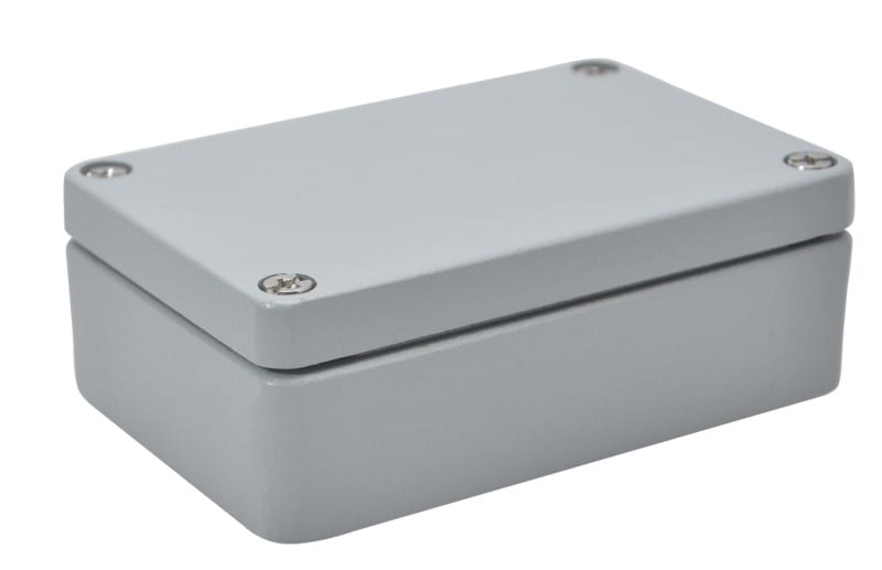 E-TERM - ETA 906030 RJ02 Aluminiumgehäuse (98x64x34) ausgelegt nach IP66, RAL 7001