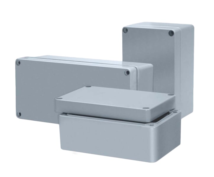 E-TERM - ETP 361690 Polyestergehäuse (360x160x90mm) Schutzart IP 66,RAL 7000 grau