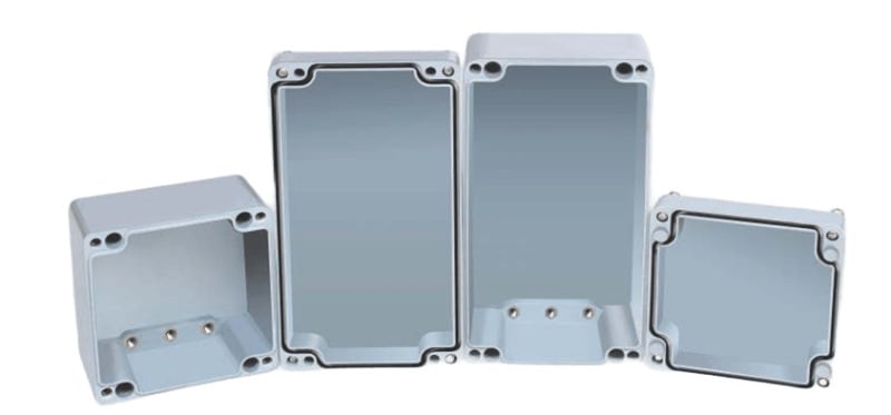 E-TERM - ETP 807555 Polyestergehäuse (80x75x55mm) Schutzart IP 66, RAL 7000 grau