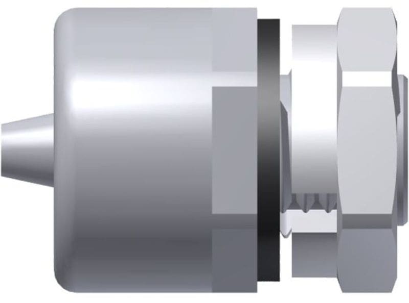 E-TERM - EWE Entwässerungsstutzen M12 MINI  RAL7035 lichtgrau  IP66
